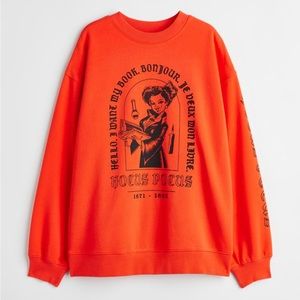Hocus Pocus Witch Halloween Oversized Sweatshirt